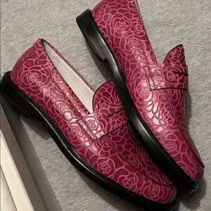 *NIB* Marc Nolan Callum Leather Grape Floral Penny Loafers Marc Nolan | Shoes | Nib Marc Nolan Callum Leather Grape  main image 2